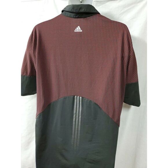 Adidas Clima Cool Black Golf Polo Shirt Size 2XL XXL Short Sleeve Ocean Reef Gol - Picture 6 of 9